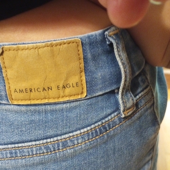 American Eagle Outfitters High Rise Light Blue Jeans - Picture 6 of 10